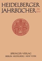 Cover von Heidelberger Jahrbücher