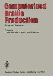 Cover von Computerised Braille Production