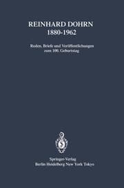 Cover von Reinhard Dohrn 1880-1962