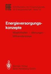 Cover von Energieversorgungskonzepte