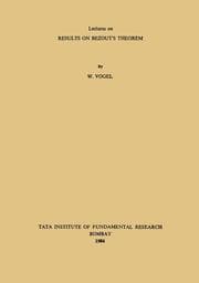 Cover von Lectures on Results on Bezout's Theorem