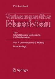 Cover von Vorlesungen über Massivbau 1