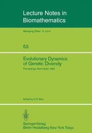 Cover von Evolutionary Dynamics of Genetic Diversity