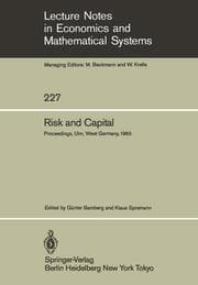 Cover von Risk and Capital