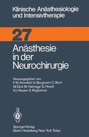 Cover von Anästhesie in der Neurochirurgie