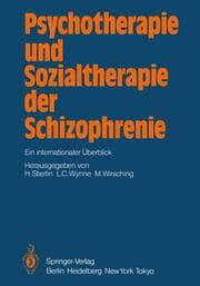 Cover von Psychotherapie und Sozialtherapie der Schizophrenie