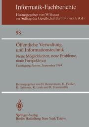Cover von Öffentliche Verwaltung und Informationstechnik