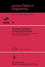 Cover von Nonlinear Dynamics of Transcritical Flows