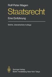 Cover von Staatsrecht