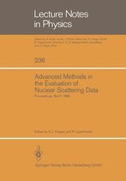 Cover von Advanced Methods in the Evaluation of Nuclear Scattering Data