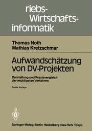 Cover von Aufwandschätzung von DV-Projekten