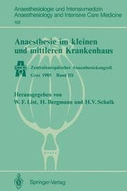 Cover von Anaesthesie im kleinen und mittleren Krankenhaus