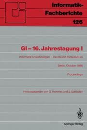 Cover von GI-16.Jahrestagung I