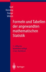 Cover von Formeln und Tabellen der angewandten mathematischen Statistik