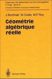 Cover von Geometrie algebrique reelle