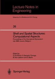 Cover von Shell and Spatial Structures: Computational Aspects