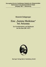 Cover von Eine Summa Medicinae bei Avicenna
