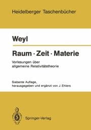Cover von Raum · Zeit · Materie