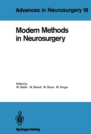 Cover von Modern Methods in Neurosurgery