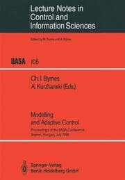 Cover von Modelling and Adaptive Control