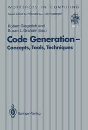 Cover von Code Generation Concepts, Tools, Techniques