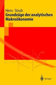 Cover von Grundzüge der analytischen Makroökonomie