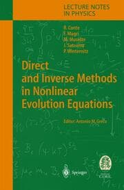 Cover von Direct and Inverse Methods in Nonlinear Evolution Equations