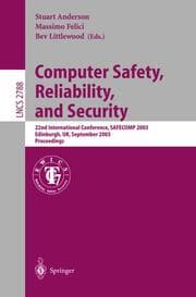 Cover von Computer Safety, Reliability, and Security