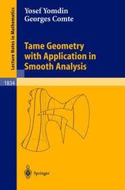 Cover von Tame Geometry with Application in Smooth Analysis
