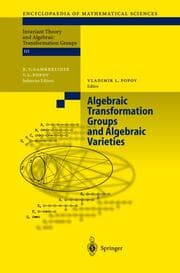 Cover von Algebraic Transformation Groups and Algebraic Varieties