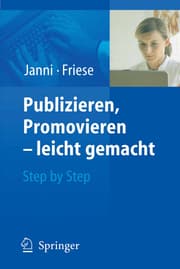 Cover von Publizieren, Promovieren - leicht gemacht