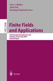 Cover von Finite Fields and Applications