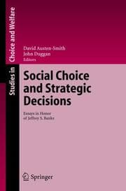 Cover von Social Choice and Strategic Decisions