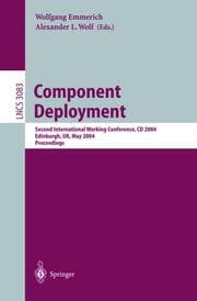 Cover von Component Deployment