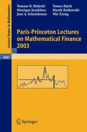 Cover von Paris-Princeton Lectures on Mathematical Finance 2003