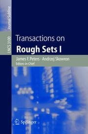 Cover von Transactions on Rough Sets I