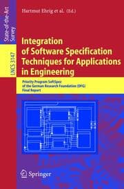 Cover von Integration of Software Specification Techniques for Applications in Engineering