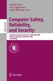 Cover von Computer Safety, Reliability, and Security