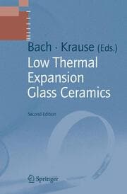 Cover von Low Thermal Expansion Glass Ceramics