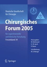 Cover von Chirurgisches Forum 2005 für experimentelle und klinischen Forschung