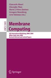 Cover von Membrane Computing