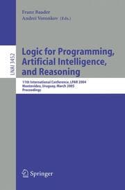Cover von Logic for Programming, Artificial Intelligence, and Reasoning