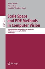 Cover von Scale Space and PDE Methods in Computer Vision