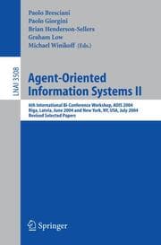 Cover von Agent-Oriented Information Systems II