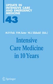 Cover von Intensive Care Medicine in 10 Years
