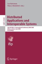 Cover von Distributed Applications and Interoperable Systems