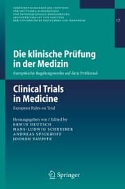 Cover von Die klinische Prüfung in der Medizin / Clinical Trials in Medicine