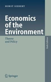 Cover von Economics of the Environment