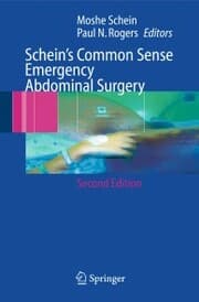 Cover von Schein's Common Sense Emergency Abdominal Surgery