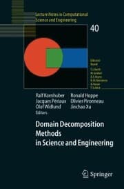 Cover von Domain Decomposition Methods in Science and Engineering